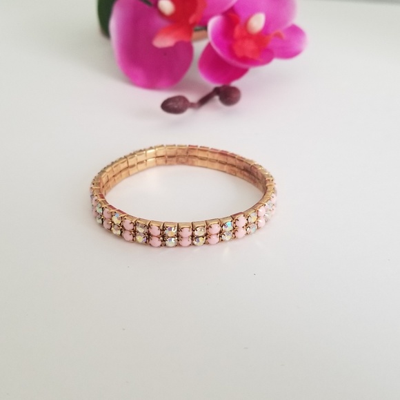 Pink stone fashion bracelet - Picture 4 of 6